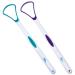 Tongue Scraper Tongue Cleaner Gentle Silicone Head (Set of 2)