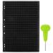 iplusmile 1 Set Braille Tablet Blind Braille Board Braille Slate Braille Writing Slate and Stylus Braille Plate with Stylus Braille Writing Plate Auxiliary Supplies Thicken Plastic