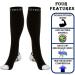 Compression Socks for Men & Women - Speed Up Recovery, Graduated Athletic Fit for Running, Nurses, Travel - Boost Stamina & Circulation - Black/Grey - S-M (2 Pairs) - Buy Online on GoSupps.com