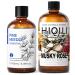 HIQILI 100ML Pine Essential Oil & 150ML Musky Rose Fragrance Oil for DIY Diffuser