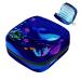Menstruation pad bag with zipper women's napkin bag tampons collective bags for women and girls (underwater blue whale)