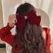 Atentuyi Vintage Large Red Bow Barrette Velvet Bow Hair Clip Silk Bow Hair Barrette Satin Ribbion Bow Clip Big Bow Headpiece Retro Bowknot Accessories for Women and Girls color 2 - Buy Online on GoSupps.com