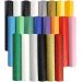 Iron on Vinyl Heat Transfer Vinyl 22 Pack Includes 16 Pack Assorted Colors Sheets and 6 Pack Glitter Sheets for T-Shirts Works with Cricut Silhouette Cameo(10in x 12in)