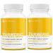 HIGH POTENCY TURMERIC CURCUMIN + BLACK PEPPER EXTRACT Powerful 3700mg per Serving (2 capsules) Source of Anti-Inflammatory and Antioxidants. Joint Pain Relief Improved Liver Function. Non-GMO Vegan Gluten Free. Zero Additives Easy to Swallow Capsules.