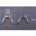 Begisa Silicone Glasses Pads - Durable Nose Pad Holders & Repair Set for Plastic Frames - Buy Online on GoSupps.com