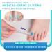 Gel Toe Separators for Overlapping Toes | Bunion Relief & Hallux Valgus Corrector for Men & Women - Orthopedic Toe Spacers - Blue - Buy Online on GoSupps.com