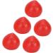 Verdant Touch Hand Grip Ball 5 Pack - Stress Relief Massage Grip Balls for Office & Home - Red Peach Shape - International Shipping Available - Buy Online on GoSupps.com