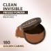 Covergirl Clean Invisible Pressed Powder - Lightweight, Breathable Vegan Formula (Golden Caramel 180, 0.38oz) - Buy Online on GoSupps.com