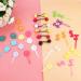 84-Piece Colorful Self Hinge Hair Barrettes & 17mm Ball Ponytail Holders Set for Girls - Elastic 80s 90s Hair Clip Pins Accessories - Buy Online on GoSupps.com