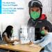 Virshields FFP2 Mask - PFE 94% VFE 99.99% | EN 149:2001 Certified | 5-Layer Protective Breathing Mask Green | Buy 10-2000 Pieces - Made in EU - Buy Online on GoSupps.com