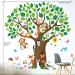 DECOWALL SG-2211 Giant Tree Kids Wall Stickers - Peel and Stick Animals for Nursery Decor - Removable Monkey Big Tree Decals for Bedroom, Living Room, Playroom - Art Murals Decorations - Buy Online on GoSupps.com