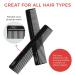 Ace Hair Dressing Comb 7.5 Inch Black - Fine Teeth for Thin to Medium Hair - Buy Online on GoSupps.com
