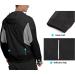 Mapamyumco Men's Lightweight Breathable Summer Jacket | Packable Windbreaker with Hood for Running & Cycling - XL Black - Buy Online on GoSupps.com