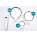 Voca Magnifying Glass with 2 LED Lights | 3.5x/5x/11x Magnification for Seniors | High Clarity Handheld Magnifier for Reading & Exploring - Buy Online on GoSupps.com