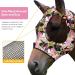 Shop Harrison Howard Stretchable UV Protection Fly Mask - Breathable Full Visibility Ventilating Ear Covers - Blossom Vibe (Large) - International Shipping Available - Buy Online on GoSupps.com