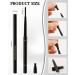 Black Gel Eyeliner for Older Women Waterproof Smudge-Proof Retractable Eyeliner Pencil Long Lasting 24H Matte Smooth Eyeliner Waterline with Sharpener Eye Liner for Mature Women Sensitive Eyes-1Pcs 01# Black(1pcs) - Buy Online on GoSupps.com