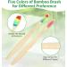Eco-Friendly Bamboo Toothbrush Set - 10 Soft Bristle Charcoal Brushes in 5 Colors - Natural Wooden Toothbrushes for Sustainable Oral Care - Buy Online on GoSupps.com