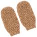 Milists 2 pieces of bath hand shoes peeling gloves soap bag soap sack natural from jute fiber for foaming and drying the soap shower gloves