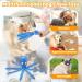 Wandergo Squeaky Dog Toys 2 PCS Octopus Dog Toy with Crinkle Paper Plush Dog Teeth Cleaning Toy Dog Soft Toy Durable Dog Toys for Large Dogs Medium Dogs Playing(Blue+Green) - Buy Online on GoSupps.com