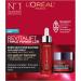 L'Oreal Paris Anti Aging Skincare Kit with Glycolic Acid Serum + Day Moisturizer for Face Even Skin Tone Revitalift Triple Power Lzr Fragrance Free Paraben Free Dermatologist Tested 2 piece kit - Buy Online on GoSupps.com