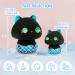 Mewaii 14'' Soft Big Eyed Cat Mermaid Mushroom Pillow Stuffed Animal Plush - Cuddly Mermaid Plush Toy for Kids | 14 Inch - Buy Online on GoSupps.com