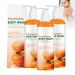 WRANBAO Persimmon Shower Gel Helps Eliminate Body Odors Deodorant Persimmon Shower Gel Deep Cleans and Moisturizes For Underarms and Feet Suitable for the Elderly (3 pcs)