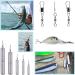 LBING Fishing Drop Shot Weights Kit - 25pcs Drop Shot Rigs & 5pcs Swivels | Premium Fishing Accessories for International Shipping - Buy Online on GoSupps.com