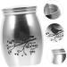 BESPORTBLE 5pcs Parrot Urn Pet Keepsake Urns Urn for Parrot Ashes Urns for Parrot Cat Urns Stainless Steel 4.00X3.00X3.00CMx5pcs Silverx5pcs - Buy Online on GoSupps.com