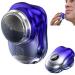 Mini Electric Shaver 2024 Upgrade Mini-Shave Portable Electric Shaver Powerful Storm Shaver Mini Travel Shaver for Men Shaving Face Beard (Blue)