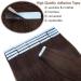 Elailite Tape in Human Hair Extensions - 20 Pieces 40cm Straight 50g #02 Dark Brown - International Shipping Available - Buy Online on GoSupps.com