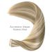 Premium Real Hair Extensions - 40 Pieces 100g 45.7cm Ash Brown & Golden Blonde Highlights - Invisible Glue-In Tape Extensions - Buy Online on GoSupps.com