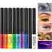 Liquid Colored Eyeliner Pencils Fluorescent Eye Liner Neon Eyeliner Waterproof Halloween Eyeliner Rainbow Eyeliner Matte Colored Eye Liner Multichrome Liquid Eyeliner Quick Dry Eyeliners (Colo - Buy Online on GoSupps.com