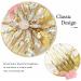 Zoestar Flower Wedding Hiar Comb Slides Gold Crystal Pearl Headpiece Rhinestone Bridal Leaf Hair Accessories for Women and Girls - Buy Online on GoSupps.com