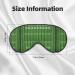 Shop Double-Sided Eye Mask | Unisex American Football Field Sleep Shade | Comfortable Sleeping Mask for Better Sleep - Buy Online on GoSupps.com