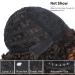 Afro Curly Wig with Bangs - Dark Brown Shoulder Length Synthetic Kinky Curly Wig for Black Women - Buy Online on GoSupps.com