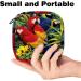 Parrots in the Jungle Women's Bandages Storage Bag | Period Pocket for Teens & Women | Menstrual Cup & Breastfeeding Pad Holder - Buy Online on GoSupps.com