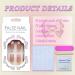 Light Pink French Tip Press on Nails - 24 Pcs Full Cover False Nails with Nail Glue for Women and Girls - Buy Online on GoSupps.com