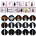 Lanlousy 20 Pieces Nail Art Brushes with 1 Piece Nail Tips Nail Supplies Nail Palette Polish Palette Manicure Design Tools White - Buy Online on GoSupps.com