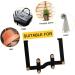GLEAVI 6 Door Hook Metal Storage Rack Over The Door Towel Rack Over The Door Clothes Hanger Hangers Porch 30X23CM Black - Buy Online on GoSupps.com