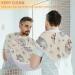 Hedgehog Mushroom Beard Bib Apron | Waterproof Non-Stick Hair Catcher for Men | Ideal Grooming Cape & Gift with Suction Cups - Buy Online on GoSupps.com