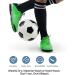 Kids Football Socks - Breathable Sports Training Soccer Socks for Ages 5-12 | 2 Pairs for Boys and Girls | Ideal Gift (Black) - Buy Online on GoSupps.com