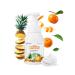 Fuwa3e Pineapple Enzyme Natural Foam Hand Wash Tangerine - 10.1oz 1 Pack - 99% Organic Hand Wash Soap with Fermented Pineapple Peels - Non Toxic Hand Soap Sensitive Skin Safe With Pure Essential Oil Oriental Tangerine 10.1