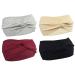 DRESHOW 1950's Vintage Style Elastic Women Turban Headbands - 4 Pack Cute Hair Band Accessories with Cross Ribbing Lycra for a Modern Twist - Buy Online on GoSupps.com