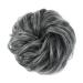 Hair Scrunchies Hair Bun Synthetic Bun Curly Messy Bun Donut Bun With Elastic Rubber Band Bun for Women Ponytail Extension Hair Bun Women Hair Bun (Color : 1TDimgray)