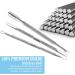 Cuticle Pusher 3 PCS Dual End Nail Pusher Remover Pusher Professional Stainless Steel Cuticle Remover Kit- Stainless Steel Manicure Tools for Nails-Professional Grade Stainless Steel Cuticle Remover - Buy Online on GoSupps.com