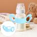 Buy TOYANDONA Baby Bottle Handles - Silicone Feeding Bottle Holder (6cm Blue) | International Shipping Available - Buy Online on GoSupps.com