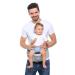 GAGAKU Baby Hip Seat - Lightweight Waist Stool for 0-36 Months - 4 Carrying Positions - Newborn Friendly - Gray - Buy Online on GoSupps.com