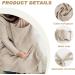 Muslin Cotton Nursing Cover for Breastfeeding - Adjustable Strap, Breathable, Full Privacy Protection - Multi-Use Car Seat Canopy - Buy Online on GoSupps.com