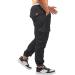 OUTSON Mens Fashion Cargo Joggers Sweatpants Trousers - Black Medium - Buy Online on GoSupps.com