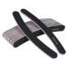 Uraqt 15 pieces nail files 180/240 nail files double -sided double -sided disposable nail file nail files for gel nails nail files disposable core in purple banana file tools & accessories (black) black 180/240 grit 180/240 grit